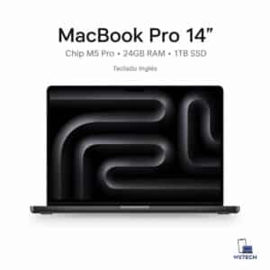 MacBook Pro 14" M5 Pro 24GB RAM 1TB SSD - Space Black (copia)